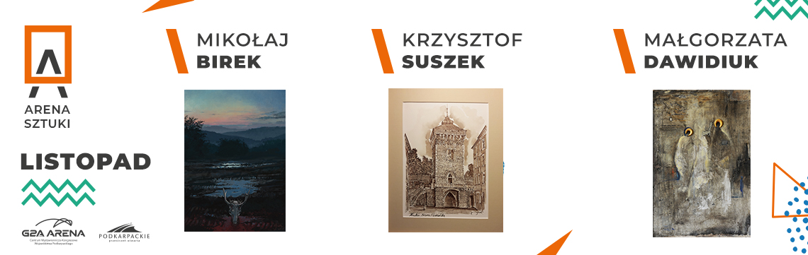 Arena Sztuki — listopad 2019 — archiwalny baner