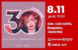 Anna Wyszkoni – Trzydzieści lat — afisz wydarzenia